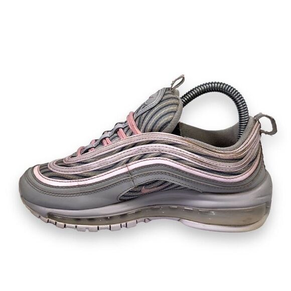 Nike by You Air Max 97 Sneakers Grey / White / Pink DJ3180-991 Women's 7 - Picture 6 of 11